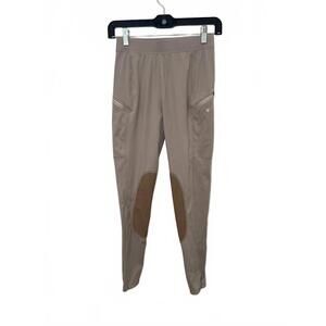 Willit Riding Riding Pants Teen/Child Beige Equestrian Stretch Zip Pockets - L